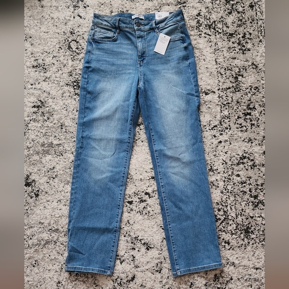 NINE WEST Slim Straight Jeans Womens Size 10 NWT Sculpting Denim - Picture 5 of 8